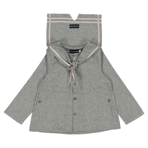 Blouse CHAPTAL- Pied-de-poule galet