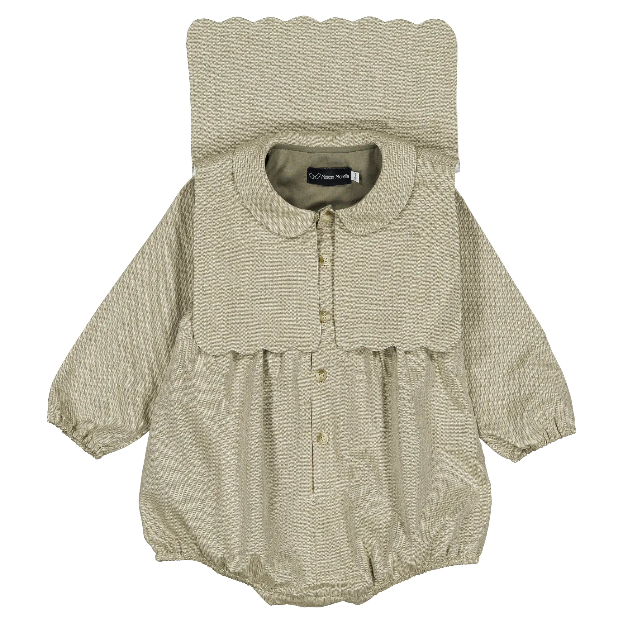 Barboteuse SORBONNE - olive