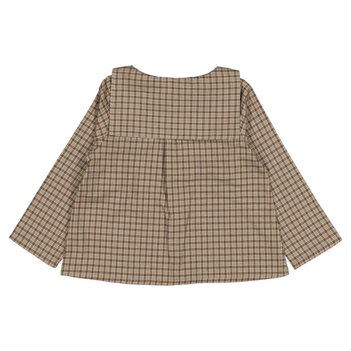 Blouse MONCEAU- tartan olive