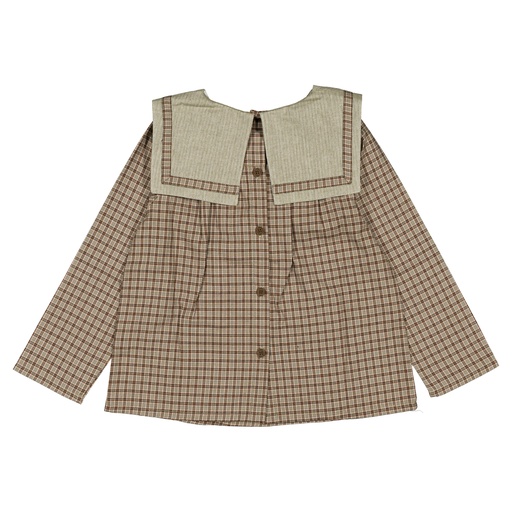 Blouse CHOISY- tartan olive