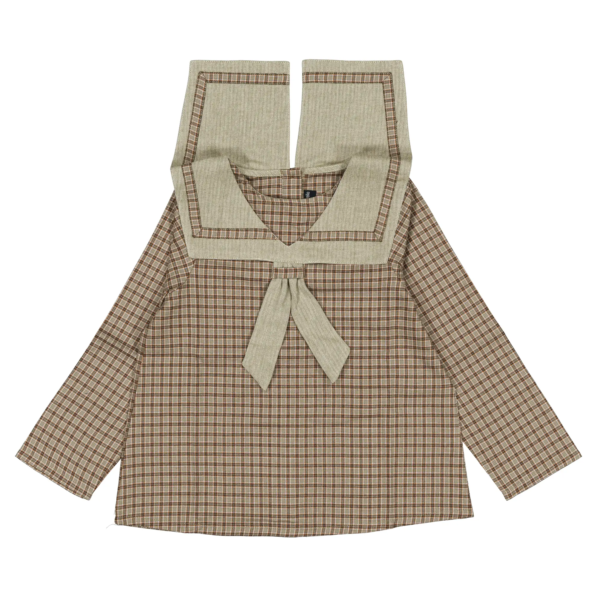 Blouse CHOISY- tartan olive