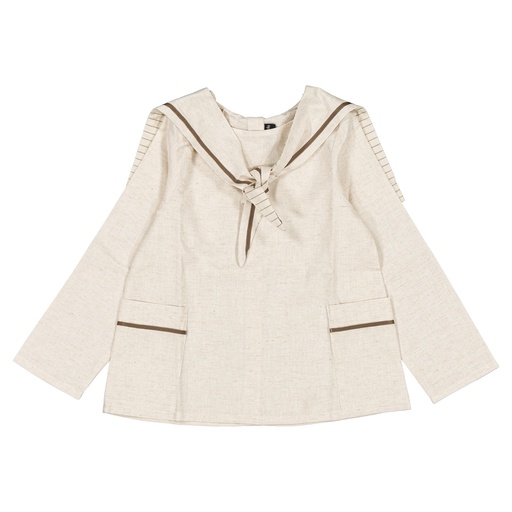 Blouse VANEAU- lin beige