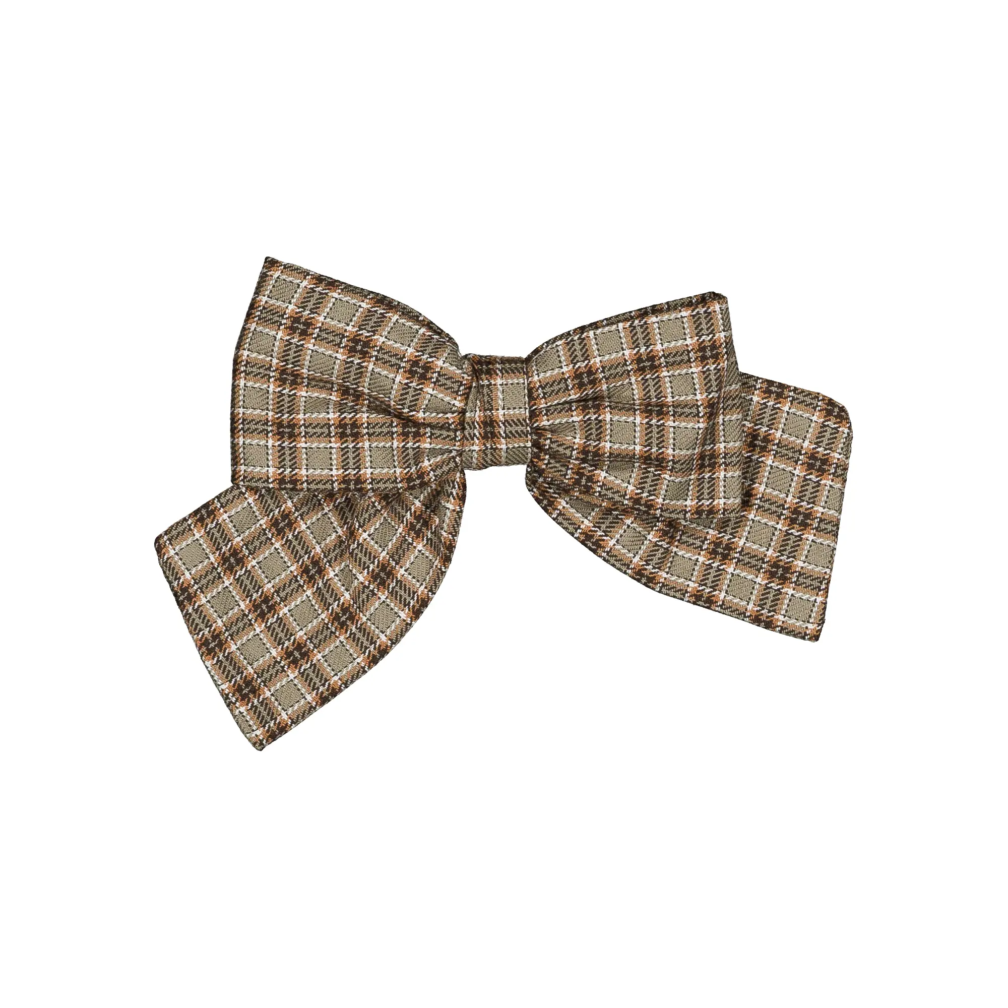 [AH26-D1-BARRETTE-HALLES-TARTANOLIVE-TU] Barrette HALLES - tartan olive